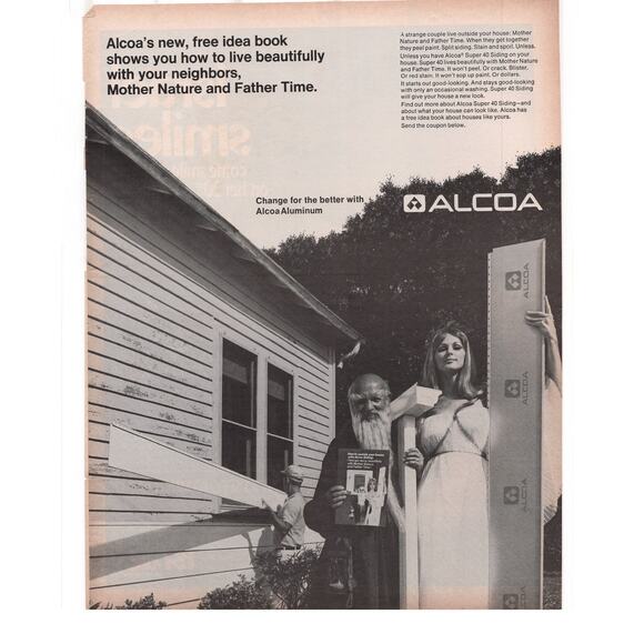 ALCOA Aluminum / Israel 20th Anniversary Magazine Advertisement 1968 Vintage